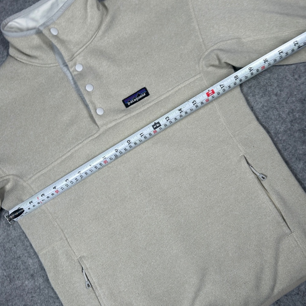 Patagonia Better Sweater Pullover Womens Small Beige Fleece Gorpcore - Picture 7 of 16